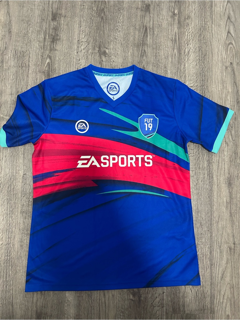EA Sports Men’s Blue FUT 19 Graphic Soccer Jersey